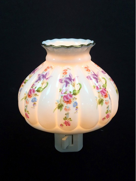 Porcelain Flower Night Light with Gift Box